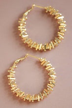 Load image into Gallery viewer, Mia Accessories - 18K Gold PVD Plated Waterproof Stainless Steel Hoop Earrings - 7460

