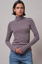Load image into Gallery viewer, Urban Daizy - Contrast Seam Turtleneck Knit Top
