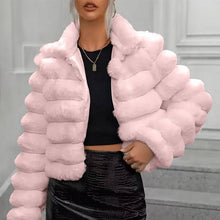 Load image into Gallery viewer, UZ Wholesale Store - Short Faux Fur Coat In Solid Color
