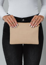 Load image into Gallery viewer, Olive, White &amp; Black Aztec Wristlet
