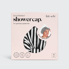 Load image into Gallery viewer, KITSCH - Luxury Shower Cap - Stripes
