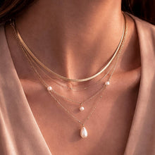 Load image into Gallery viewer, Mia Accessories - 18K Gold PVD Plated Waterproof Stainless Steel Chain Necklace - 7903
