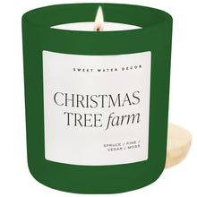 Load image into Gallery viewer, Sweet Water Decor - Christmas Tree Farm 15 oz Matte Soy Candle- Home Decor
