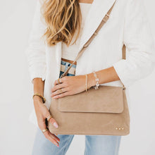 Load image into Gallery viewer, Pretty Simple - Miranda Suede Flap Crossbody
