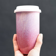Load image into Gallery viewer, Nova Ceramics Travel Mugs - Astral Bloom Ceramic Travel Mug – 16oz Reusable Cup
