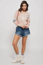 Load image into Gallery viewer, Urban Daizy - Heart of Fuzz Knit Crewneck Sweater
