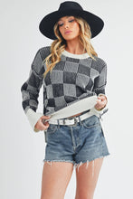 Load image into Gallery viewer, Catalina Sweater: Black/Milk / Contemporary / M
