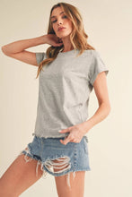 Load image into Gallery viewer, AEMI + CO - 8219BK Gwen Tee
