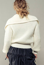 Load image into Gallery viewer, Nautical Knit Zip Up Jacket: RUST / S-2/M-2/L-2
