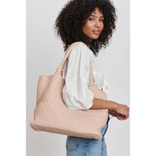 Load image into Gallery viewer, Moda Luxe - Solana Woven Vegan Leather Tote
