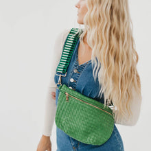 Load image into Gallery viewer, Westlyn Woven Bum Bag *NEW COLORS ADDED*: Checkered Black
