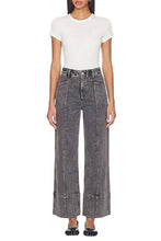 Load image into Gallery viewer, ARTEMIS VINTAGE - HIGH RISE TUMMY CONTROL GREY WASH PALAZZO JEANS
