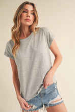 Load image into Gallery viewer, AEMI + CO - 8219BK Gwen Tee
