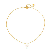 Load image into Gallery viewer, Pretty Simple - Shiloh Simple Cross Necklace - WATERPROOF
