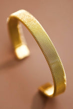 Load image into Gallery viewer, Mia Accessories - 18K Gold PVD Plated Waterproof Stainless Steel Cuff - 6984
