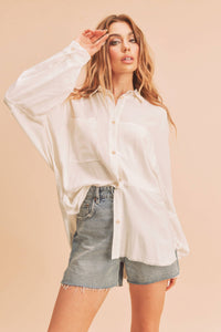 879AK Delilah Shirt: Black / L / Top