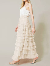 Load image into Gallery viewer, UZ Wholesale Store - A-Line High Waisted Solid Color Tulle Skirts Bottoms
