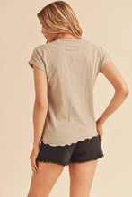 Load image into Gallery viewer, AEMI + CO - 8219BK Gwen Tee

