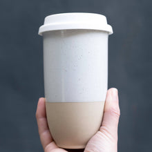 Load image into Gallery viewer, Nova Ceramics Travel Mugs - Dune 16oz Ceramic Travel Mug – (Includes Lid &amp; Band)
