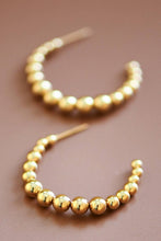 Load image into Gallery viewer, Mia Accessories - 18K Gold Plated Waterproof Stainless Steel Hoop Earrings - 7470
