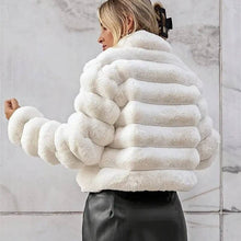 Load image into Gallery viewer, UZ Wholesale Store - Short Faux Fur Coat In Solid Color
