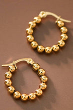 Load image into Gallery viewer, Mia Accessories - 18K Gold Plated Waterproof Stainless Steel Hoop Earrings - 7538
