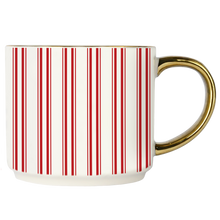 Load image into Gallery viewer, Sweet Water Decor - *NEW* Red Stripe Coffee Mug - Christmas Decor and Gifts
