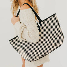 Load image into Gallery viewer, Pretty Simple - Woven Tiffany Organizer Tote Bag
