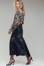Load image into Gallery viewer, Urban Daizy - Burnout Velvet Smocked Mock Neck Blouse
