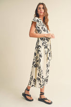 Load image into Gallery viewer, MIOU MUSE - D3607   PRINT BUTTON DOWN FLARE DRESS
