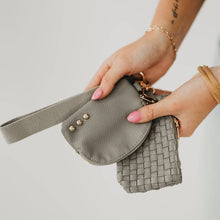 Load image into Gallery viewer, Pretty Simple - Wonderlust Woven Dual Pouch Wristlet
