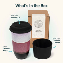 Load image into Gallery viewer, Nova Ceramics Travel Mugs - Eclipse 16oz Ceramic Travel Mug – Reusable with Lid
