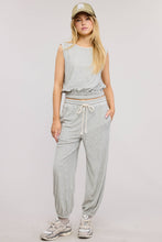 Load image into Gallery viewer, Mimosa - Terry Knit Tank and Jogger Sweatpants Matching Set

