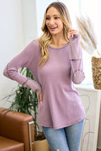 Load image into Gallery viewer, LMT3426-Sweet creature thermo top: MOCHA / L
