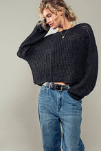Load image into Gallery viewer, Second Skin Knit Sweater: BLACK / S-2/M-2/L-2
