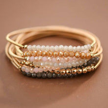 Load image into Gallery viewer, Mia Accessories - Boho Layered Spring Coil Guitar String Bracelet Set - 8096
