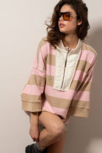 Load image into Gallery viewer, Urban Daizy - Breezy Striped Pullover Top
