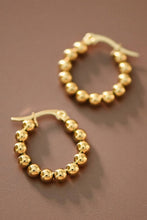 Load image into Gallery viewer, Mia Accessories - 18K Gold Plated Waterproof Stainless Steel Hoop Earrings - 7538
