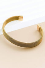 Load image into Gallery viewer, Mia Accessories - 18K Gold PVD Plated Waterproof Stainless Steel Cuff - 6984

