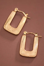 Load image into Gallery viewer, Mia Accessories - 18K Gold Plated Waterproof Stainless Steel Hoop Earrings - 7660
