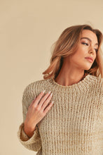 Load image into Gallery viewer, 3108CK Irma Sweater: L / Knit / Oat
