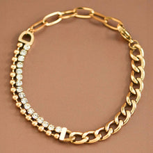 Load image into Gallery viewer, Mia Accessories - 18K Gold PVD Plated Waterproof Stainless Steel Chain Bracelet - 6875
