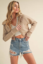 Load image into Gallery viewer, AEMI + CO - 5107DK Deva Cropped Hooded Jacket 6

