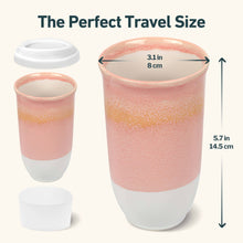 Load image into Gallery viewer, Nova Ceramics Travel Mugs - Afterglow Cup 16oz (Includes Lid &amp; Band)
