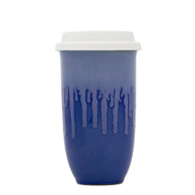 Load image into Gallery viewer, Nova Ceramics Travel Mugs - Neptune Ceramic Travel Mug – 16oz with Lid &amp; Sleeve
