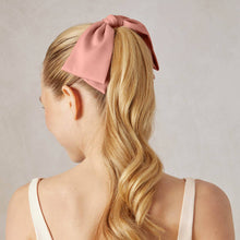 Load image into Gallery viewer, KITSCH - Recycled Fabric Bow Hair Clip - Rosewood
