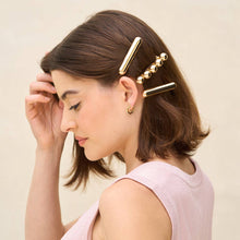 Load image into Gallery viewer, KITSCH - Gold Metal Barrettes
