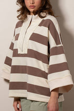 Load image into Gallery viewer, Urban Daizy - Breezy Striped Pullover Top
