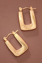 Load image into Gallery viewer, Mia Accessories - 18K Gold Plated Waterproof Stainless Steel Hoop Earrings - 7660
