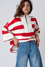 Load image into Gallery viewer, Urban Daizy - Breezy Striped Pullover Top
